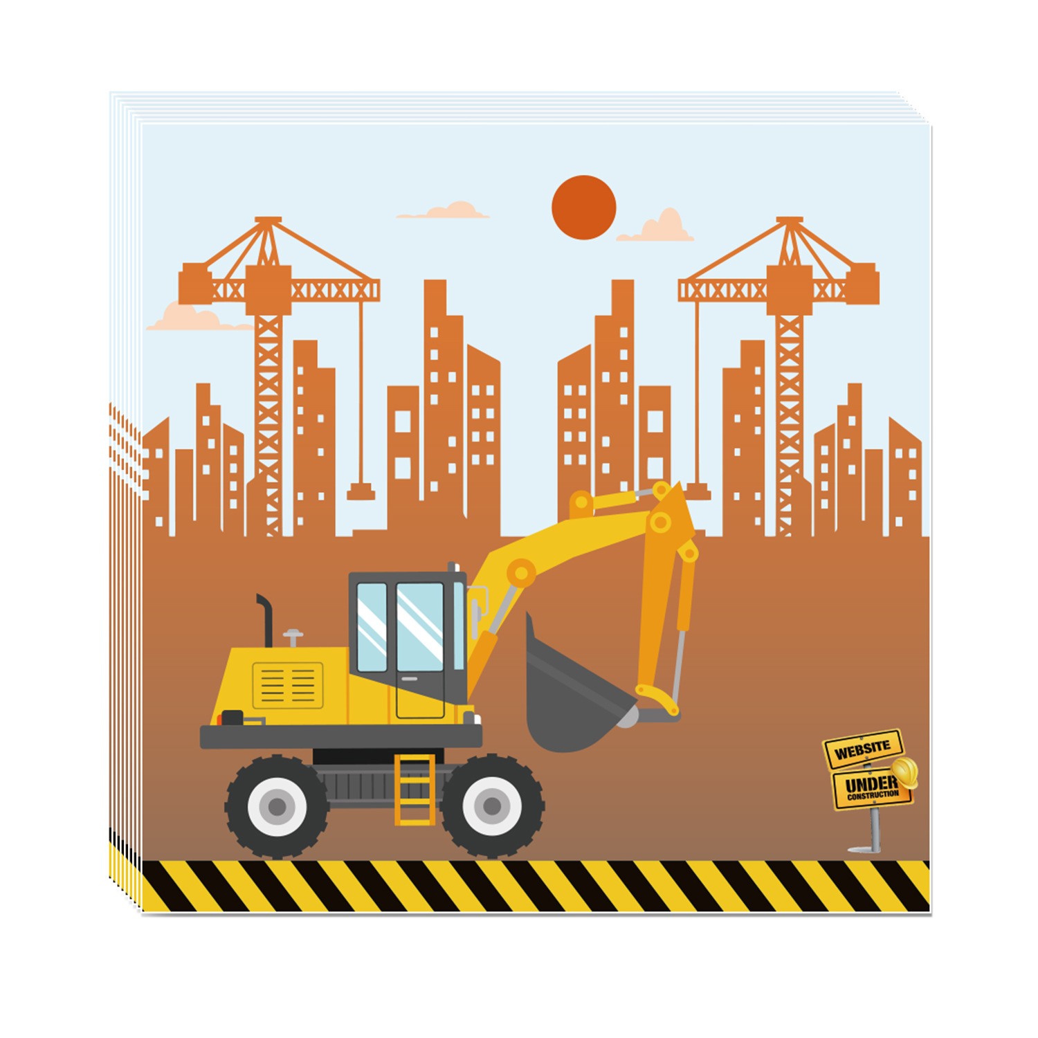 Construction Ultimate Party Package - Preppy Kids (Grand Bazaar)