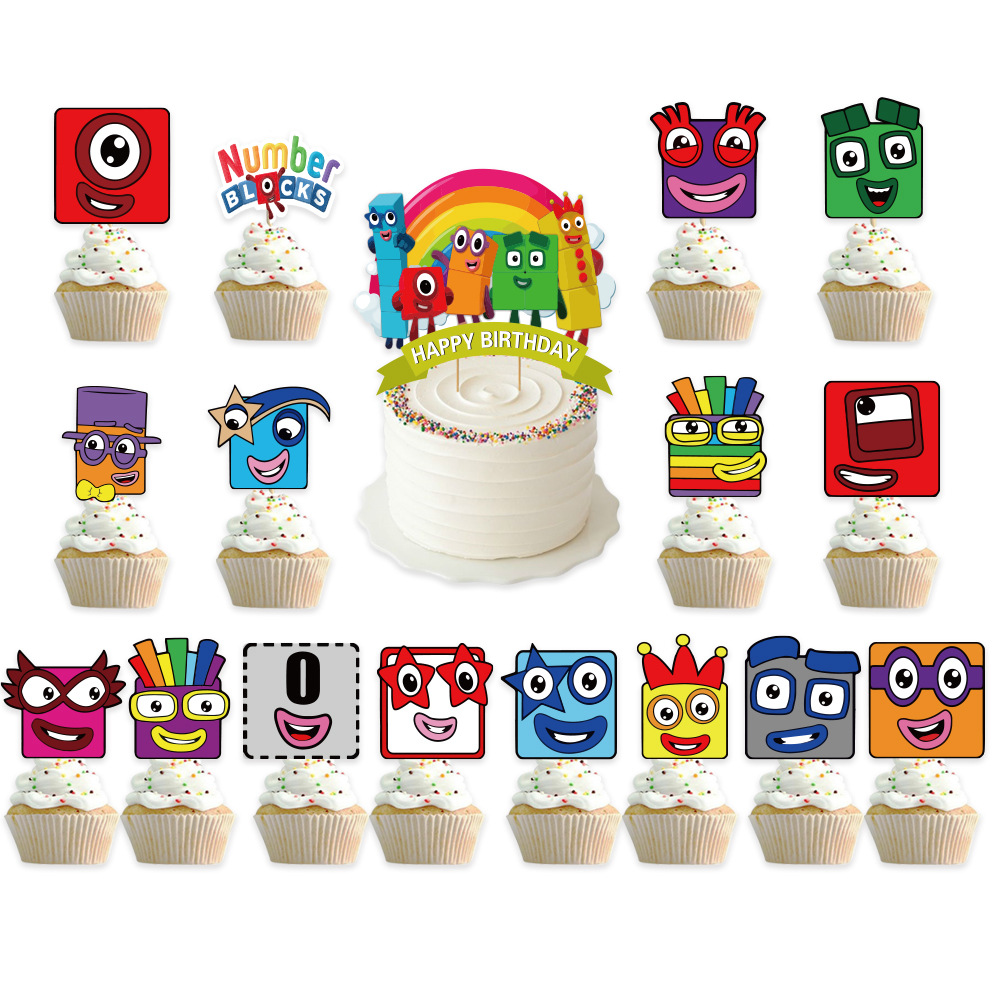 Numberblocks party decoration package - Preppy Kids (Grand Bazaar)