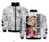 Dragon Ball Z Hoodie Goku Comic Style (Zipper) 3D Hoodies