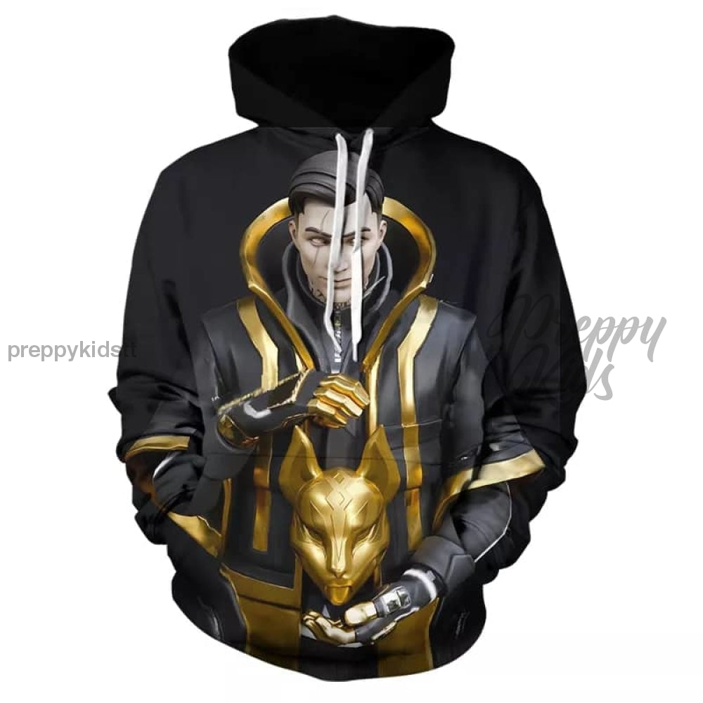 Fortnite Hoodie King Midas 3D Hoodies