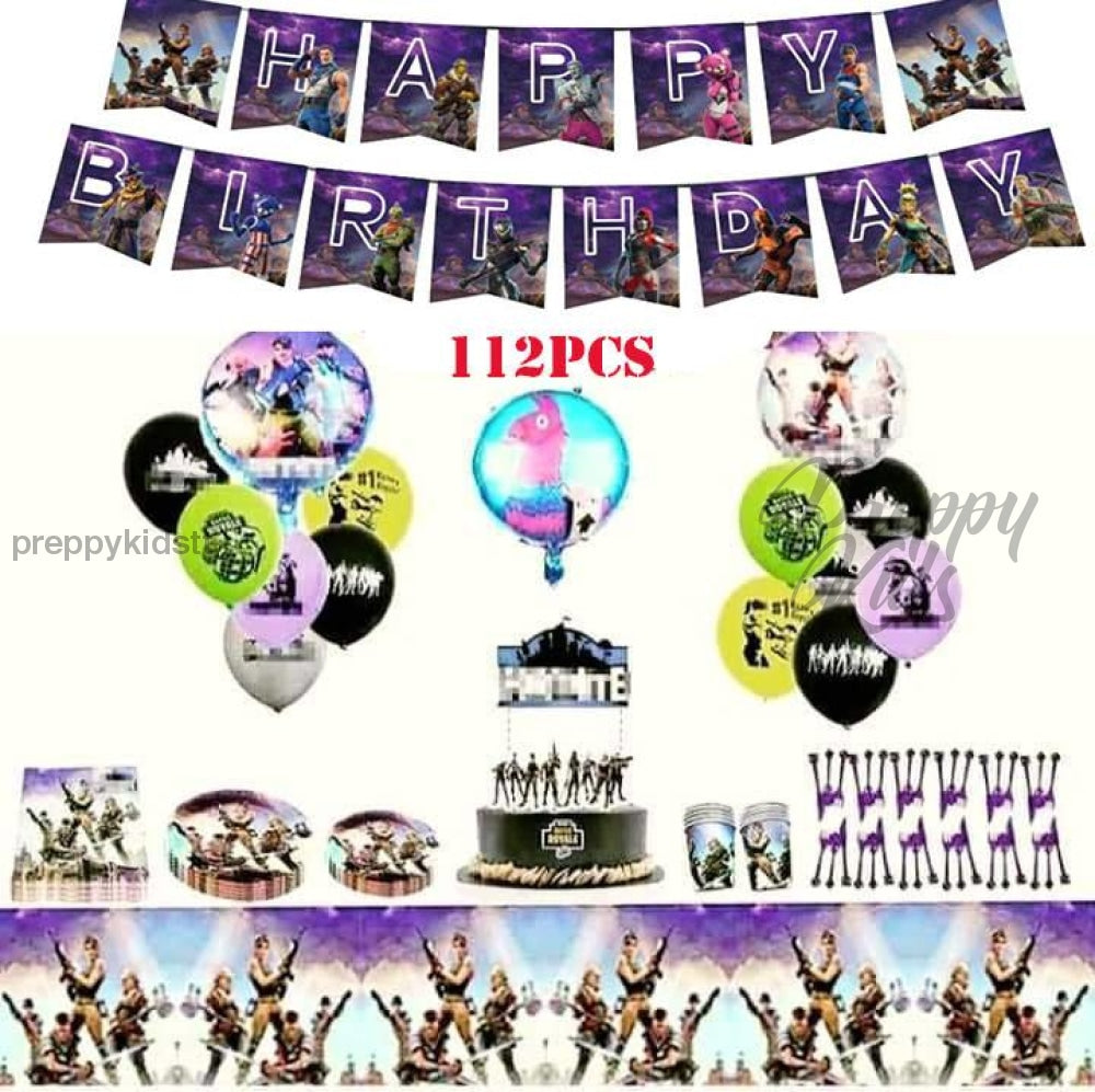 Fortnite Party Decorations (121 Pcs)
