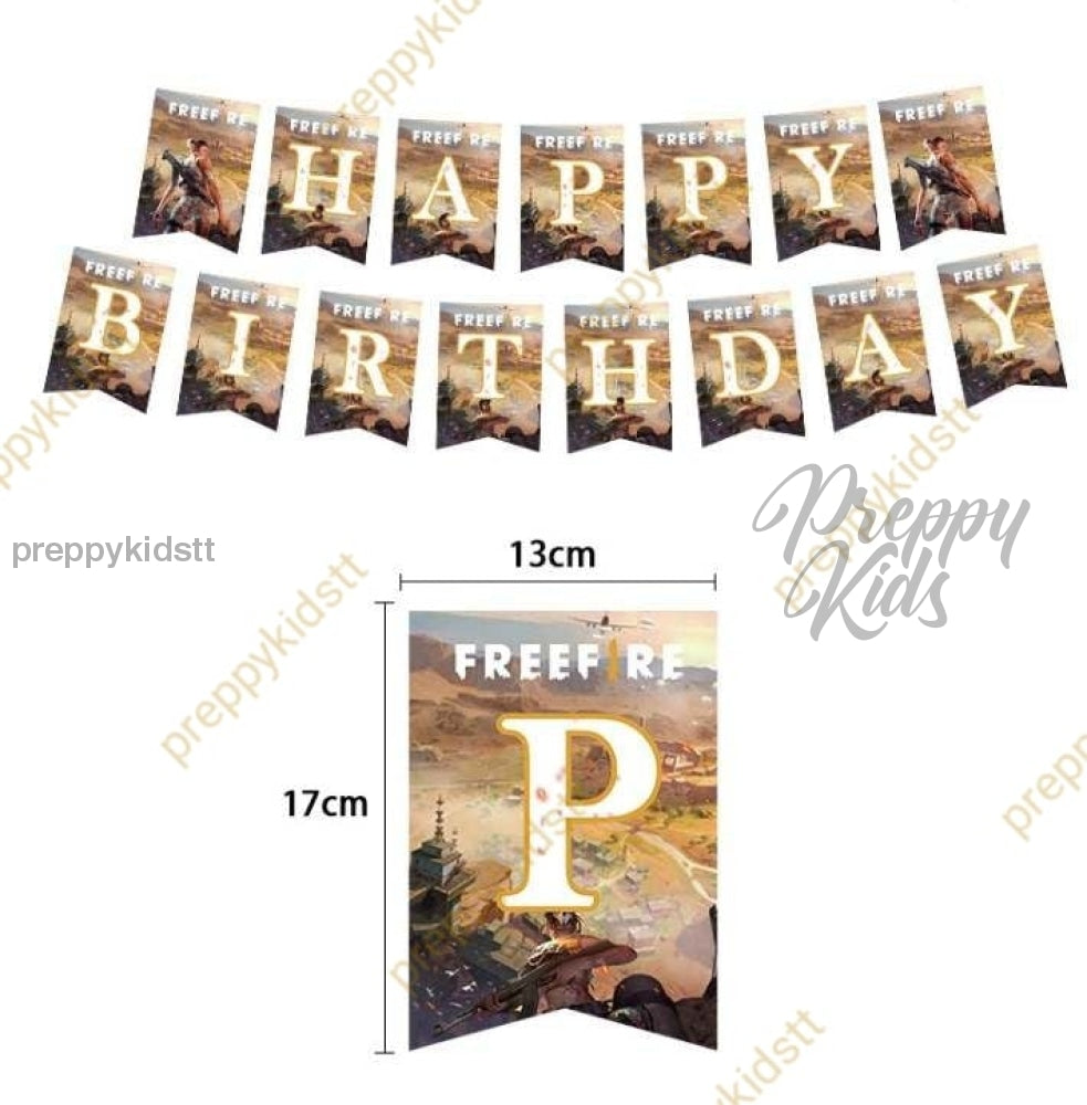 Free Fire Party Decorations