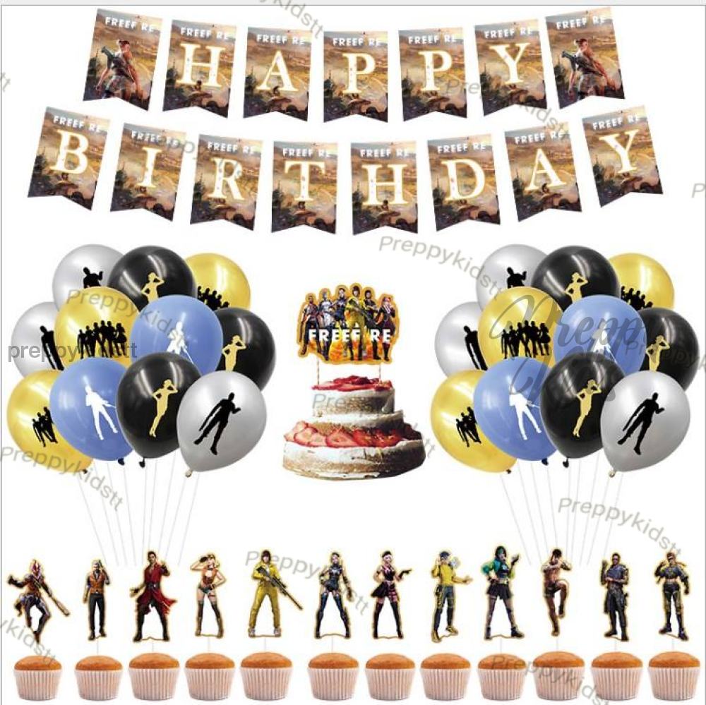 Free Fire Party Decorations