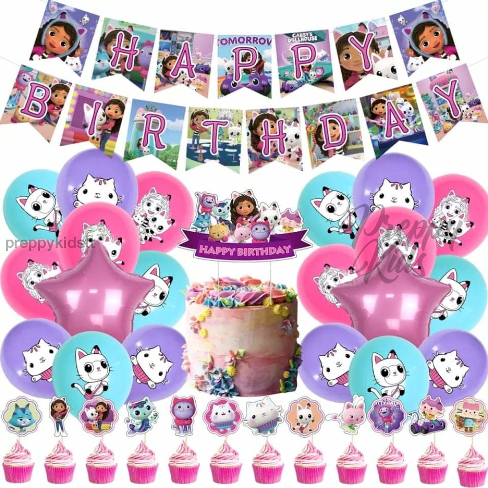 Gabby Dollhouse Party Decorations
