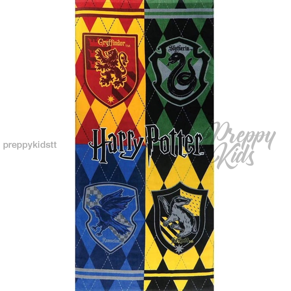 Harry P0Tter Grey Offical Towel Potter Houses 28X58 Beach Towel