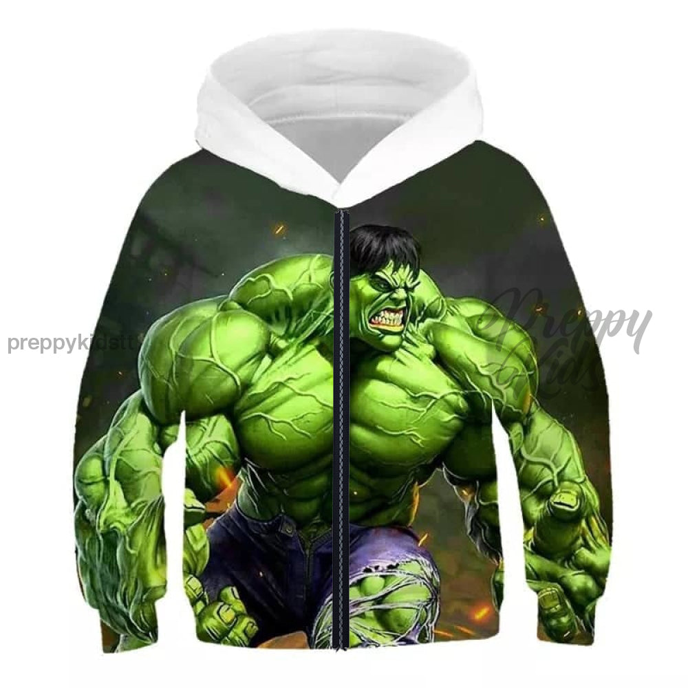 Hulk Hoodie Ultra 3D (Zipper) - Preppy Kids (Grand Bazaar)