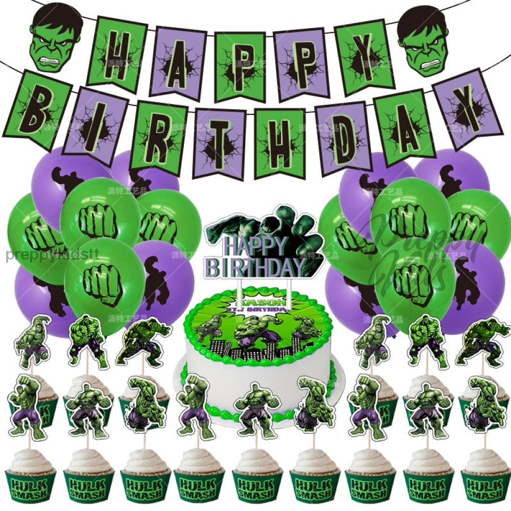 Hulk Party Decoration Package