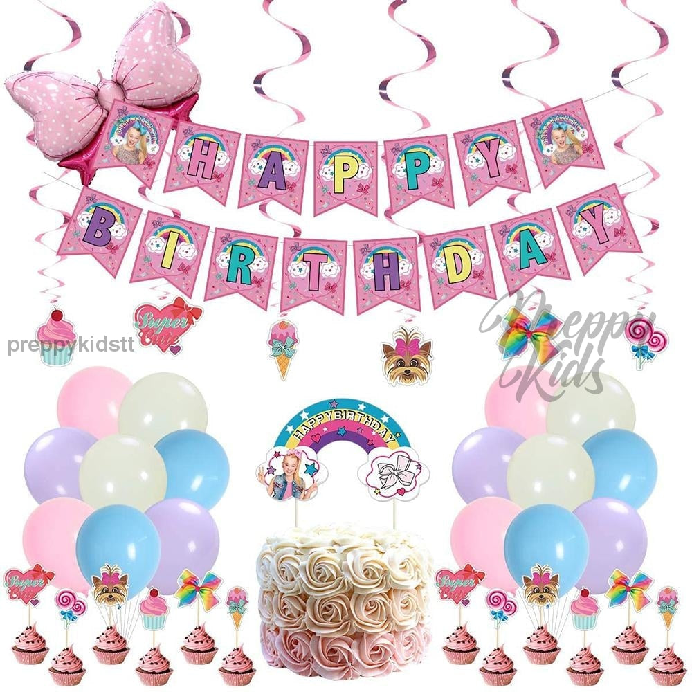 Jojo Siwa Party Decorations ( Pcs)