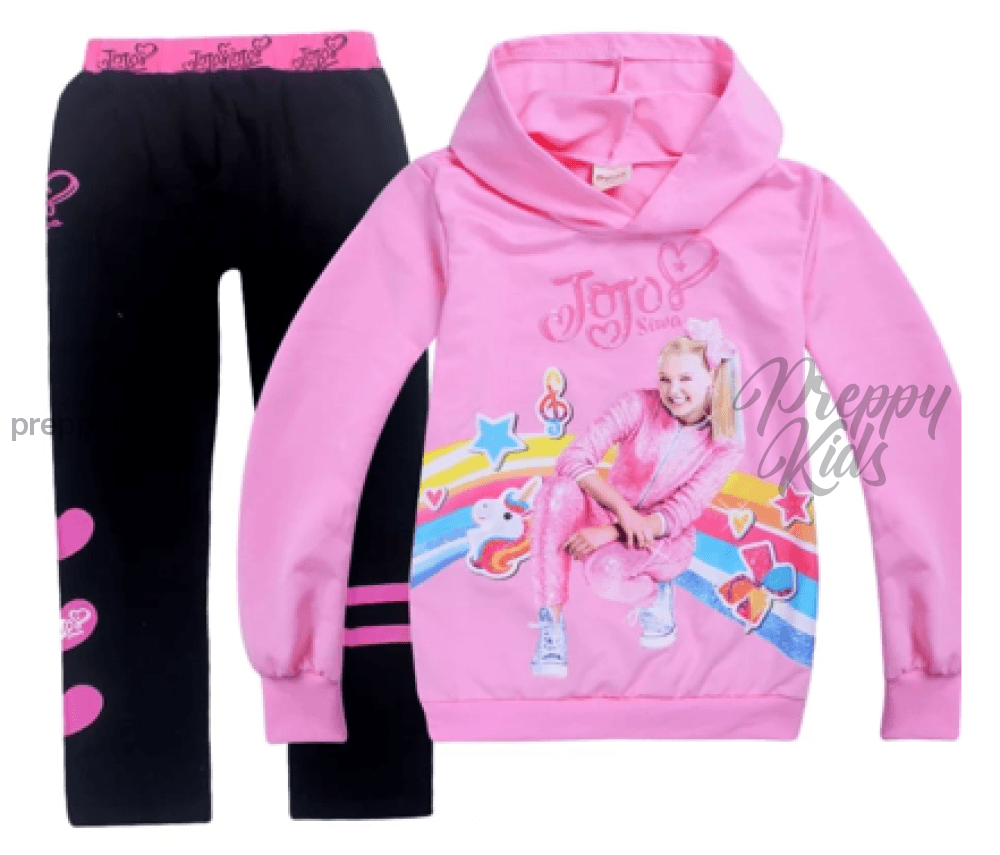 Jojo Siwa Track Suit 2nd edition (Pink) Preppy Kids Trinidad