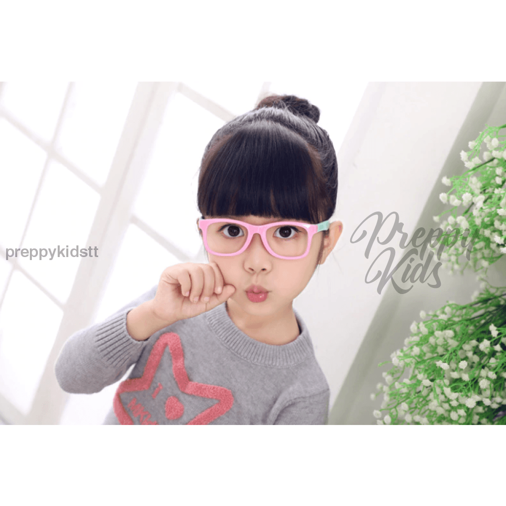 Kids Blue Light Glasses (Pink & Teal) (Non-Prescription)