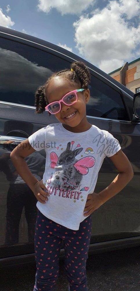 Kids Blue Light Glasses (Pink & Teal) (Non-Prescription)