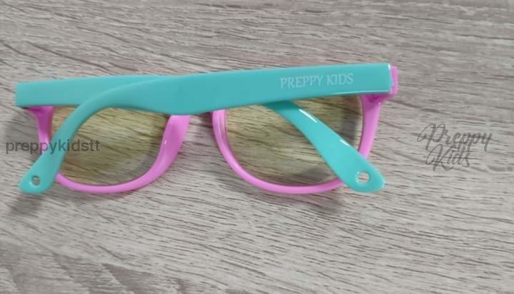 Kids Blue Light Glasses (Pink & Teal) (Non-Prescription)