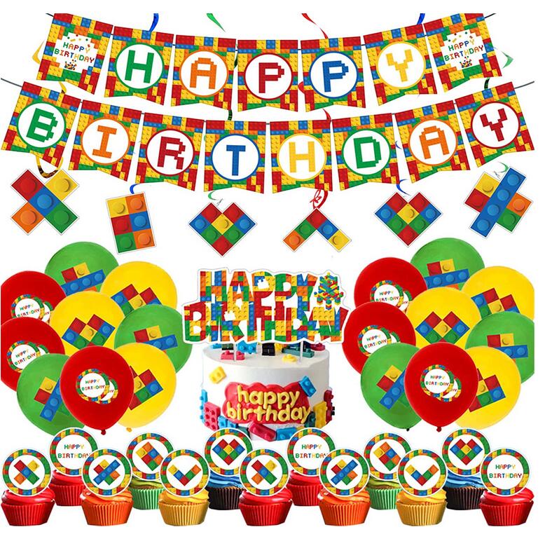 Lego Party Decoration package - Preppy Kids (Grand Bazaar)