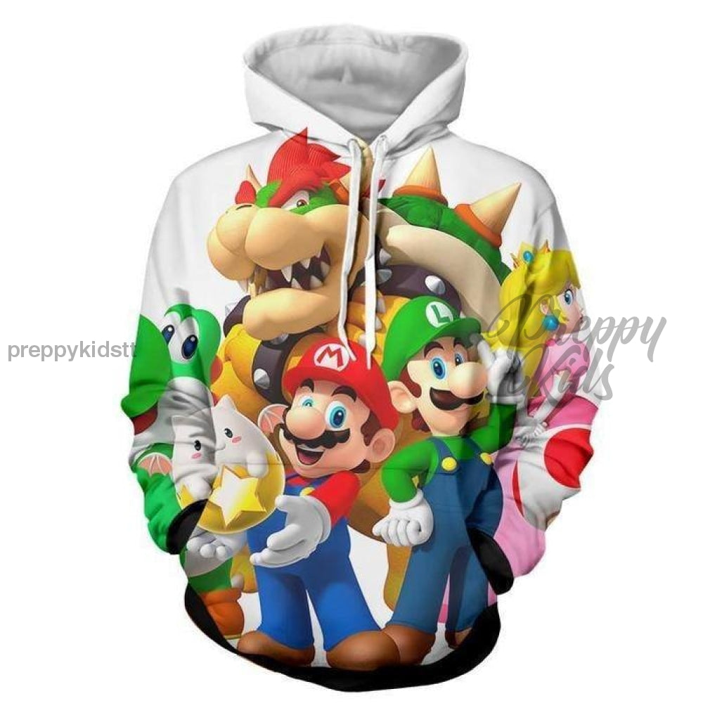 Mario Brothers Crew 3D Hoodie Hoodies