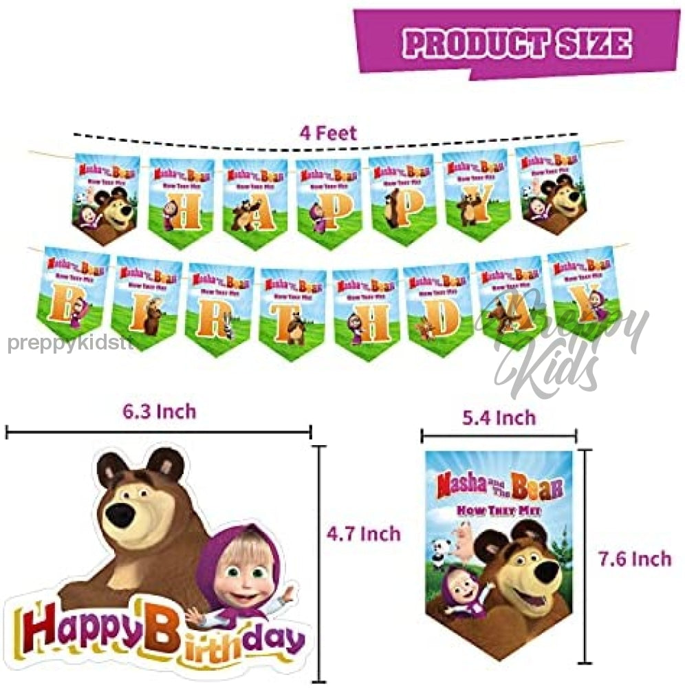 Marsha And The Bear Party Decorations