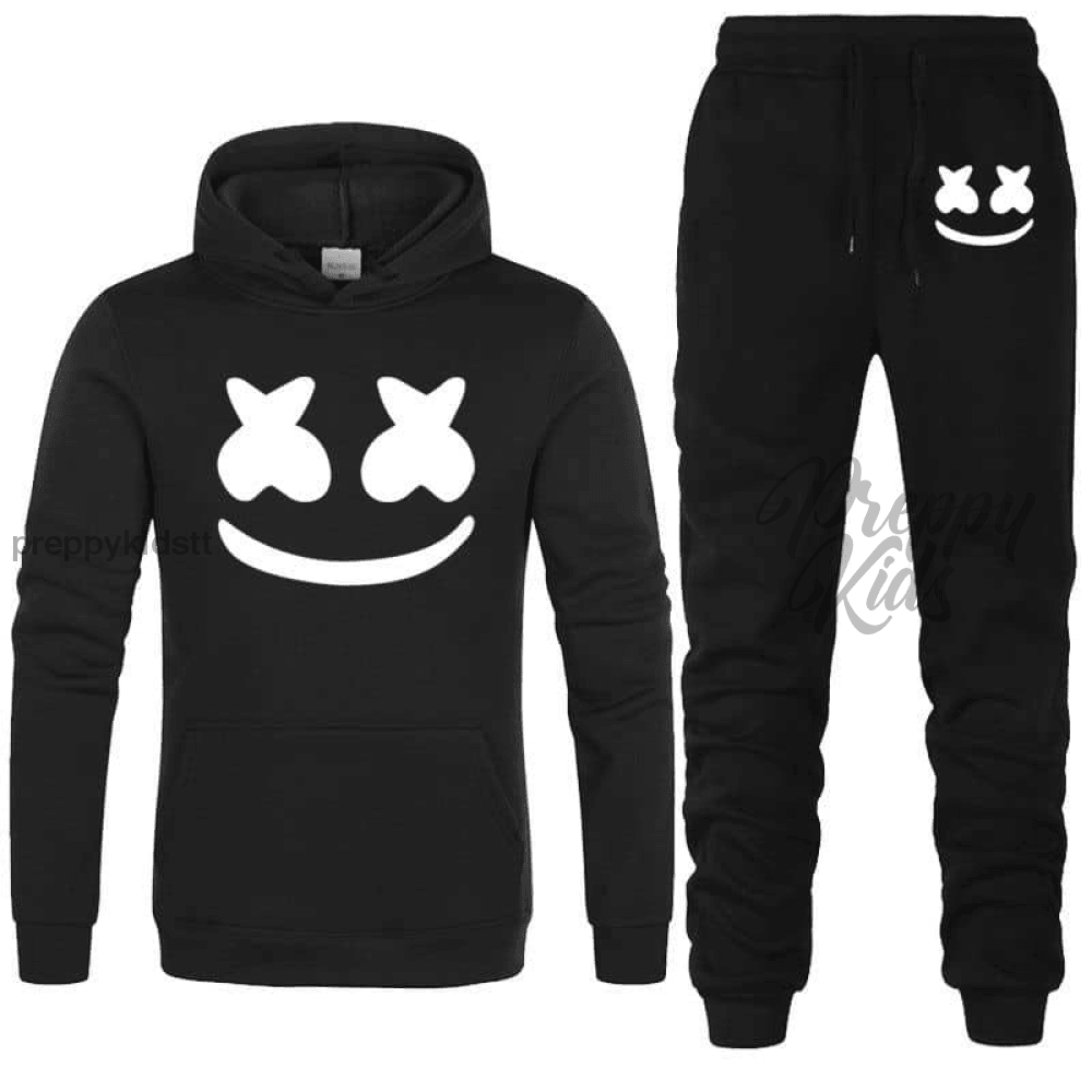 Marshmello Tracksuit (Adult Black) 3D Hoodies