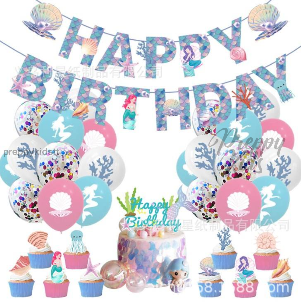 Mermaid Party Decorations Lite Package