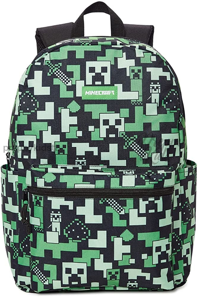 Minecraft Creeper Bookbag (16) Backpack