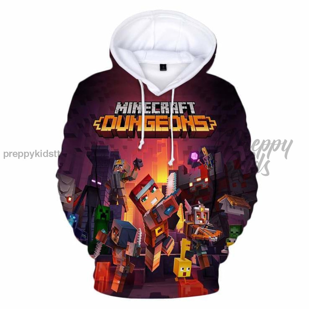Minecraft Dungeon 3D Hoodie Hoodies