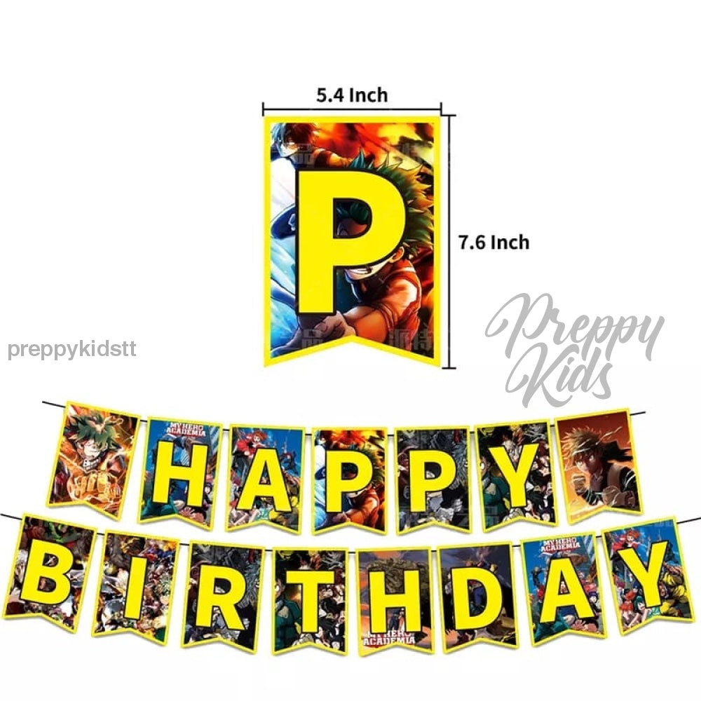 My Hero Acamedia Party Decorations ( 46 Pcs)