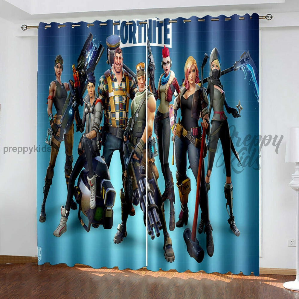 Fortnite Curtain Blue (Blackout - 2 Panels)