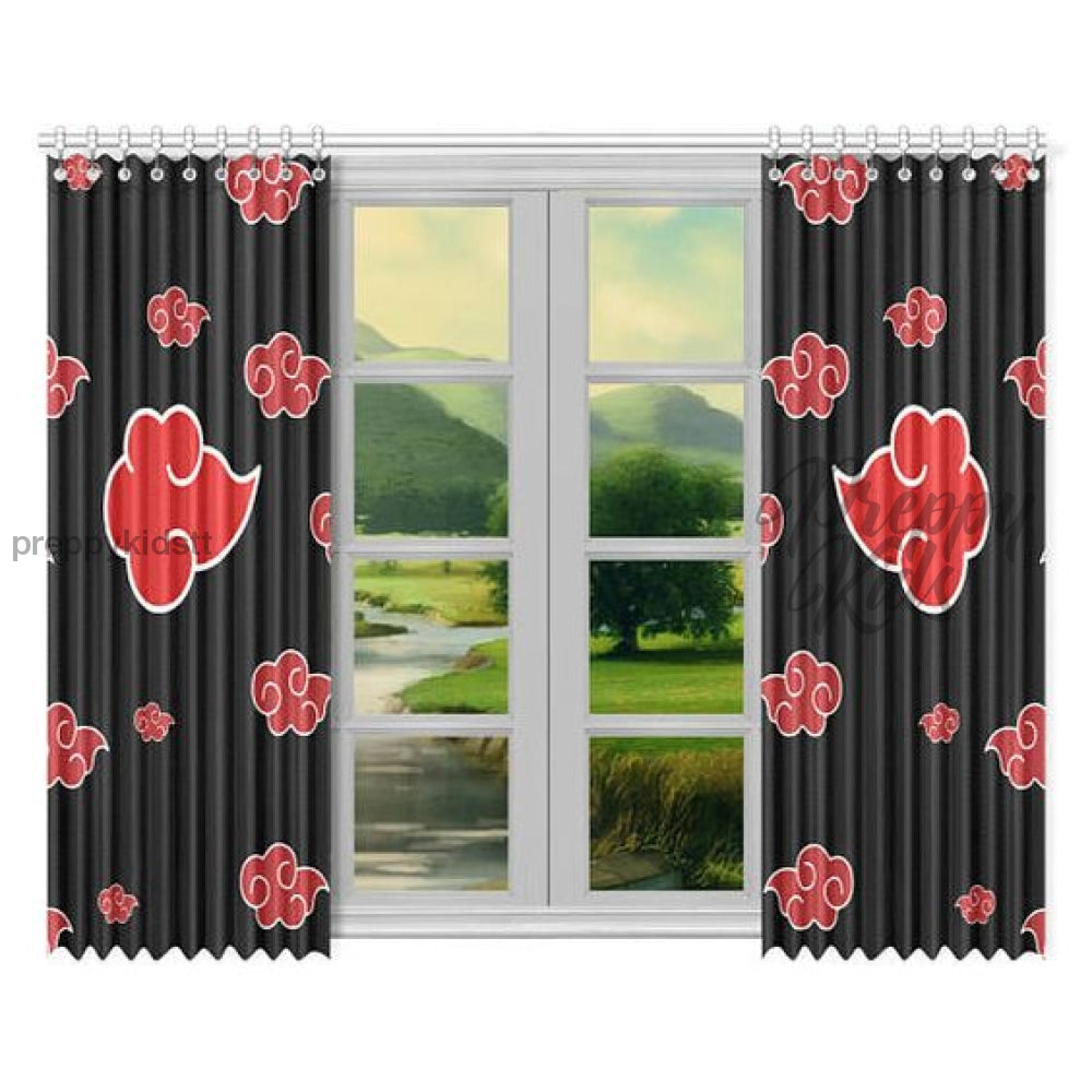 Naruto Curtain Logo Anime (Blackout - 2 Panels)