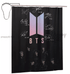 Bts Black Logo Curtain (Blackout 2 Panels