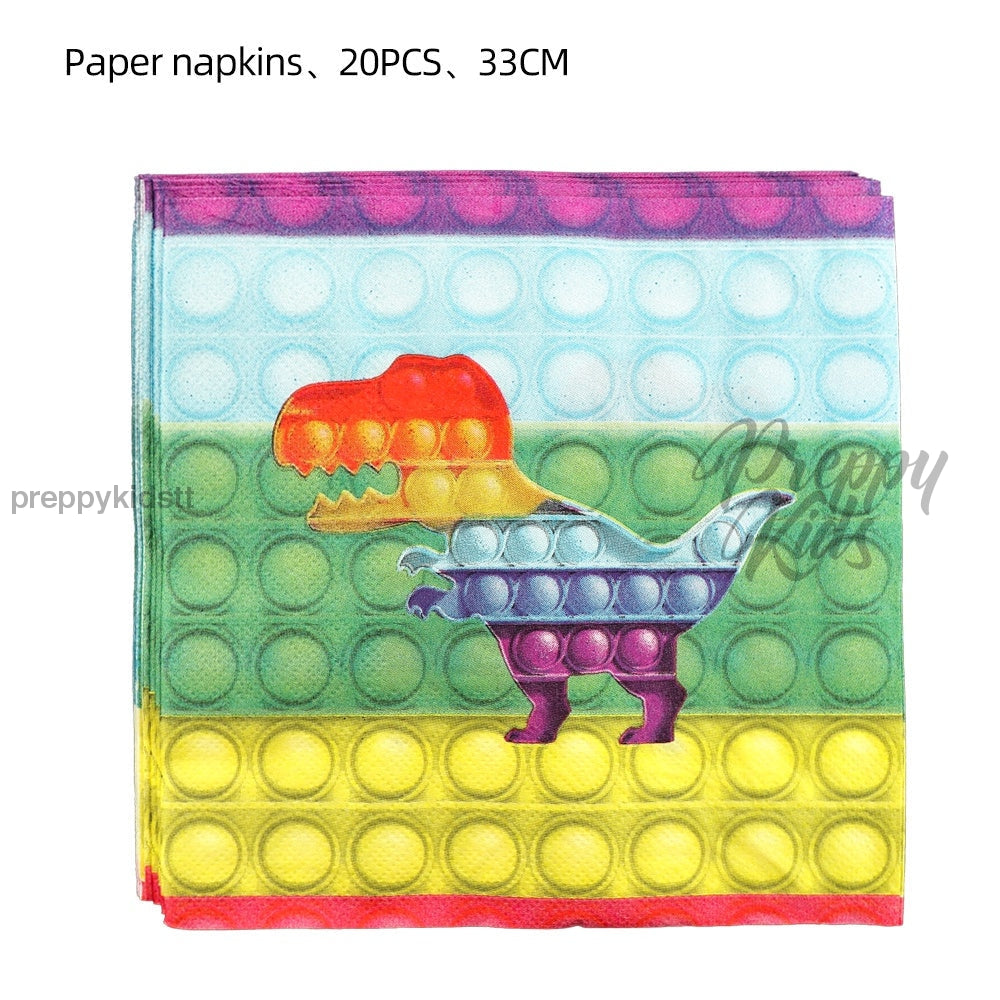 Pop It Ultimate Party Package Decorations