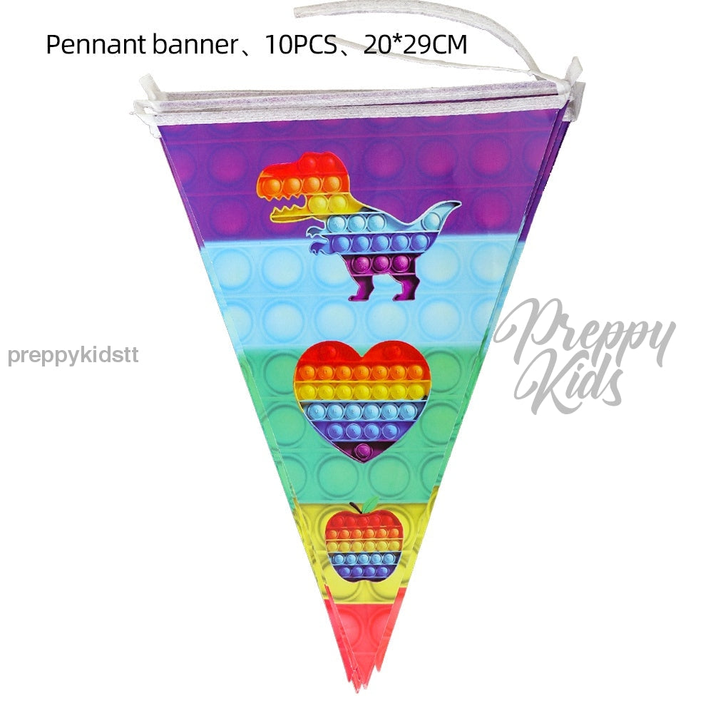 Pop It Ultimate Party Package Decorations