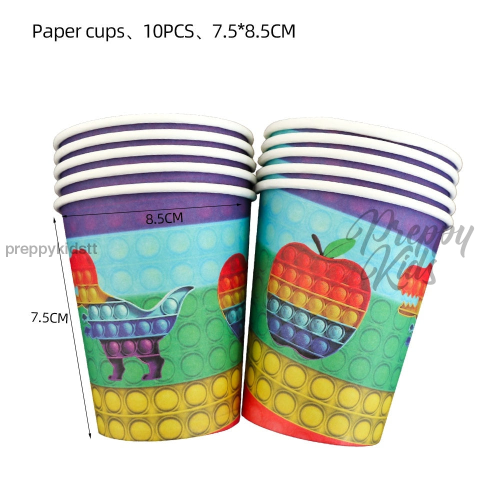 Pop It Ultimate Party Package Decorations