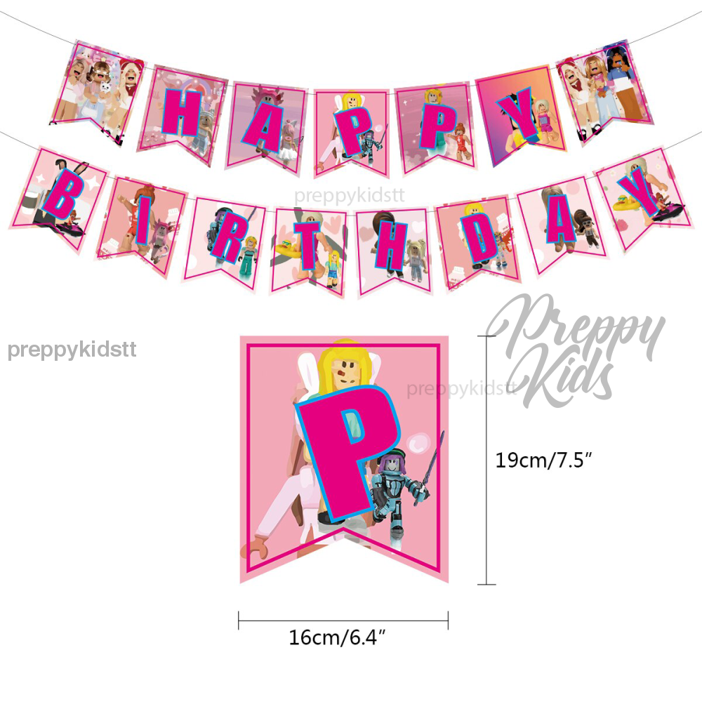 Roblox Girls Party Decorations