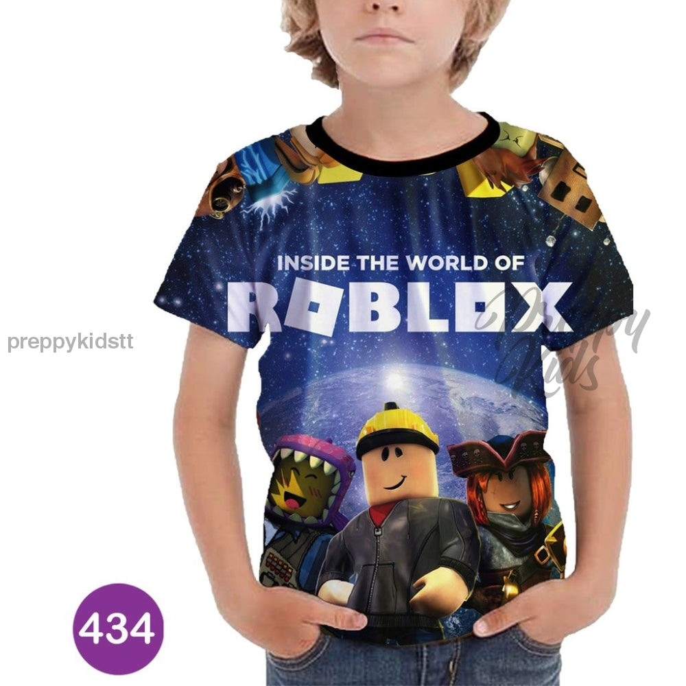 Roblox Builderman T-Shirt, Children Costume Shirts, Kids Outfit ~