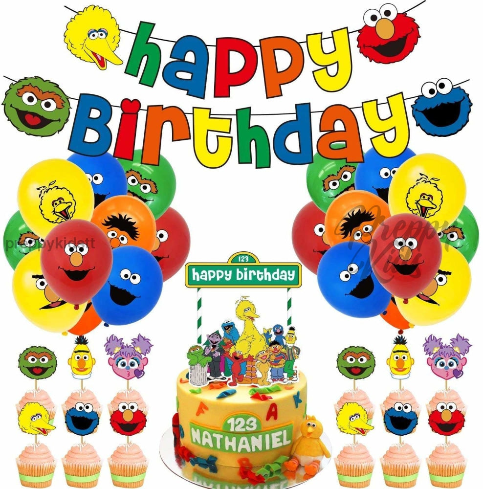 Sesame Party Decorations Package