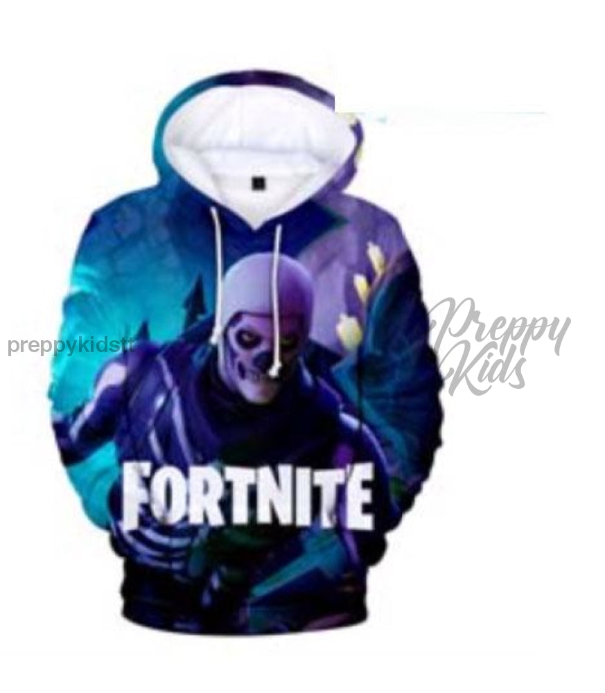 Skull Trooper 3D Hoodie S Hoodies
