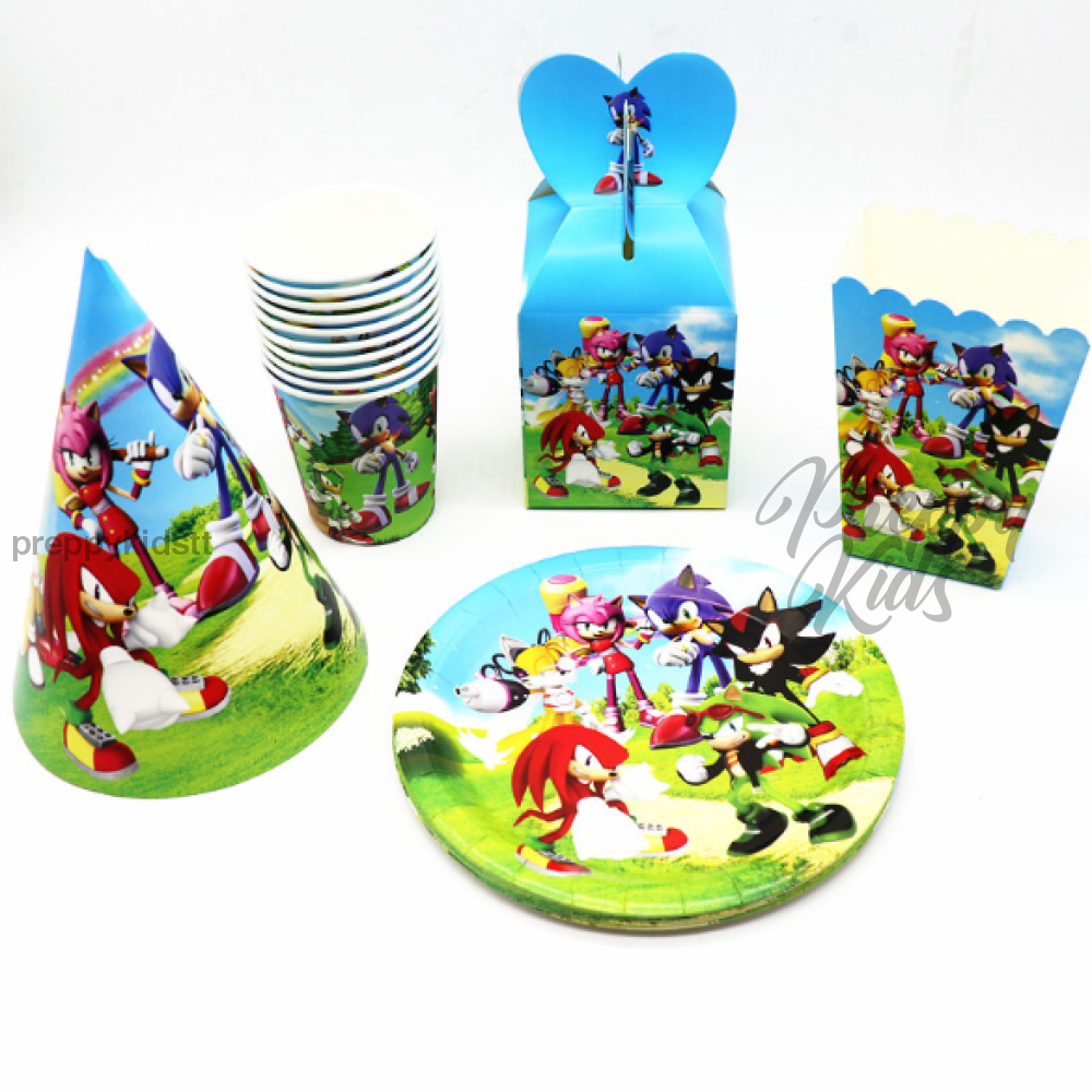 Sonic Party Decorations (126 Pcs)