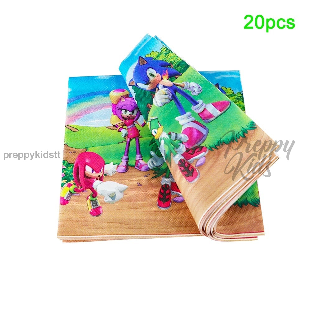 Sonic Party Decorations (126 Pcs)