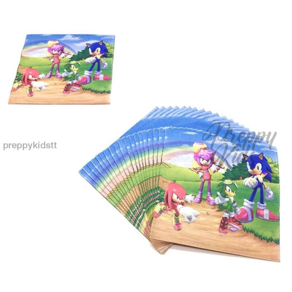 Sonic Party Decorations (126 Pcs)