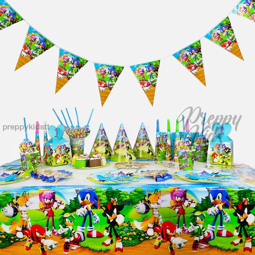 Sonic Party Decorations (126 Pcs)