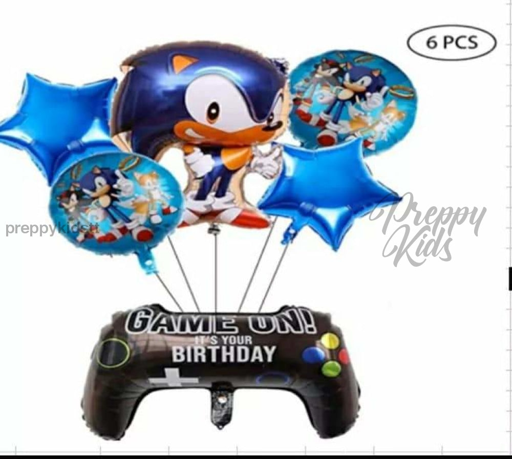 Sonic Party Decorations (6 Pcs)