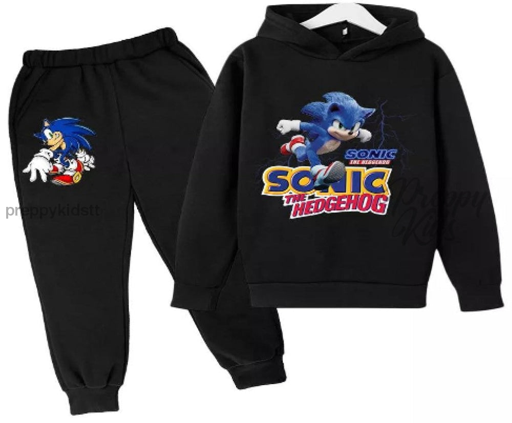Sonic Track Suit (Ultimate Run) Black Track Suits