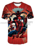 Spiderman Crew Tshirt 3D Hoodies