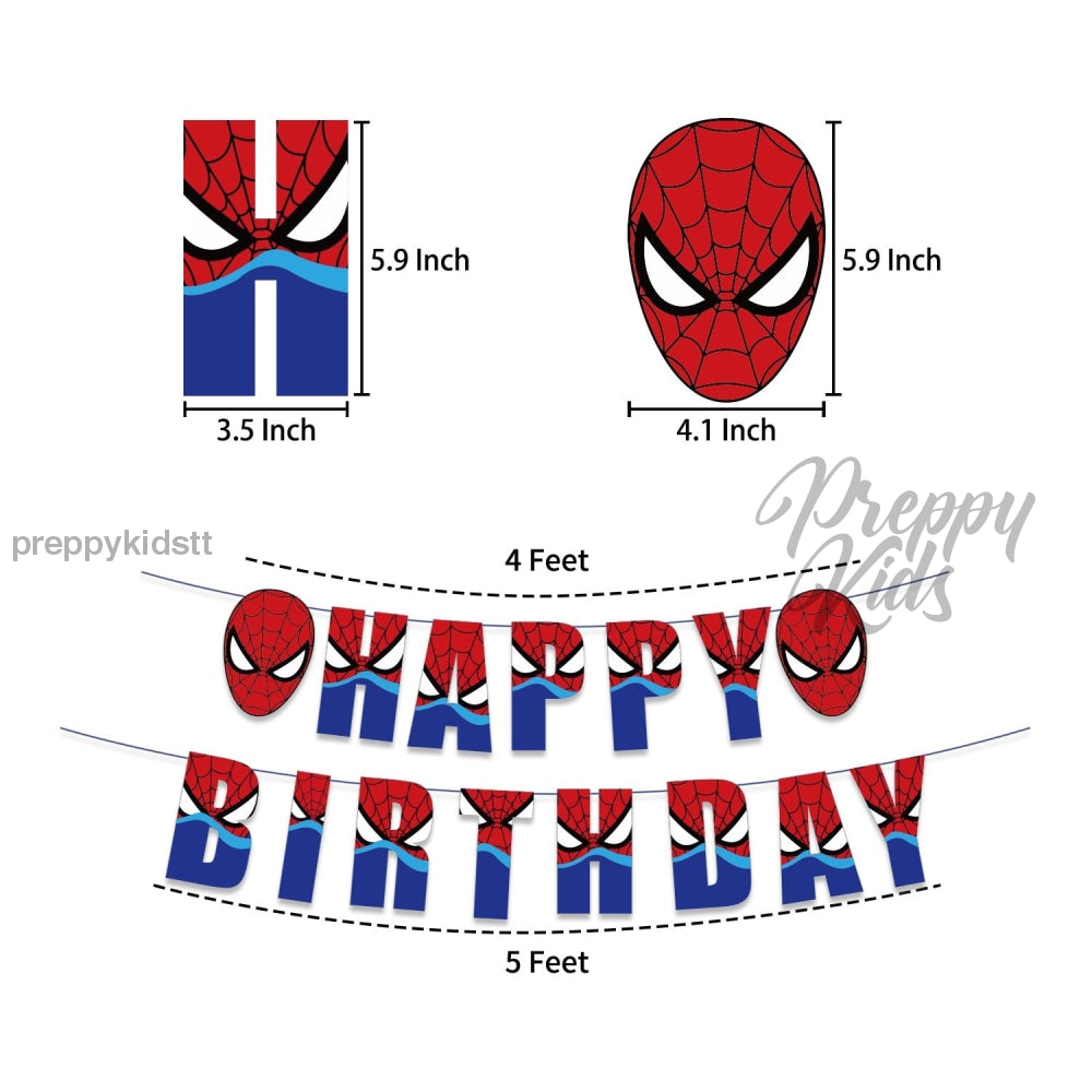Spiderman Party Decoration Package Decorations