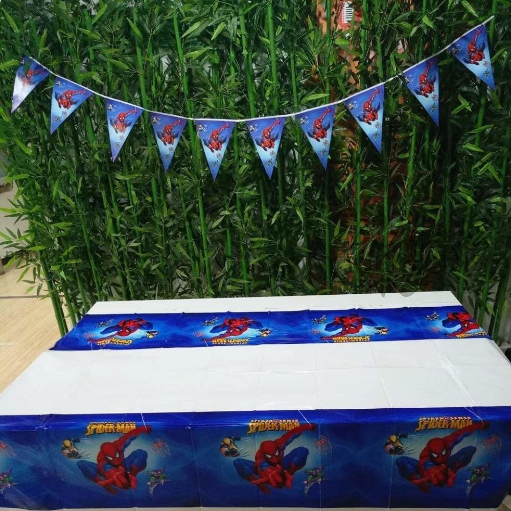 Spiderman Party Flag Banner Party Decorations