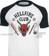 Stranger Things Tshirt (HellFire Club White & Black Tshirt) - Preppy Kids (Grand Bazaar)