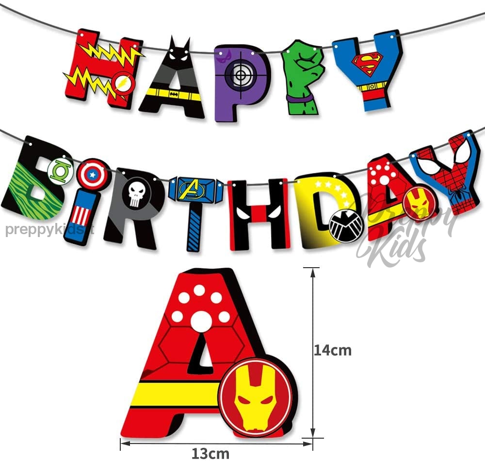 Superhero Avengers Party Decoration Package Decorations