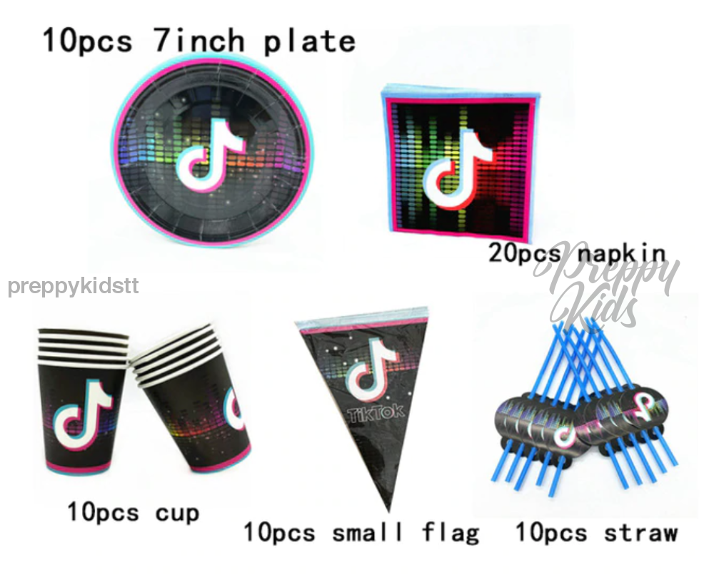 Tik Tok Party Decorations (105 Pcs)