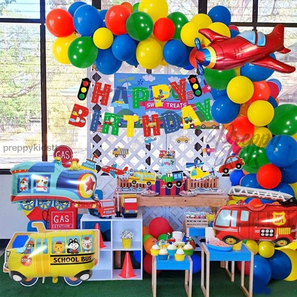 Transport Machines 109 Pcs Party Decoration Package Decorations