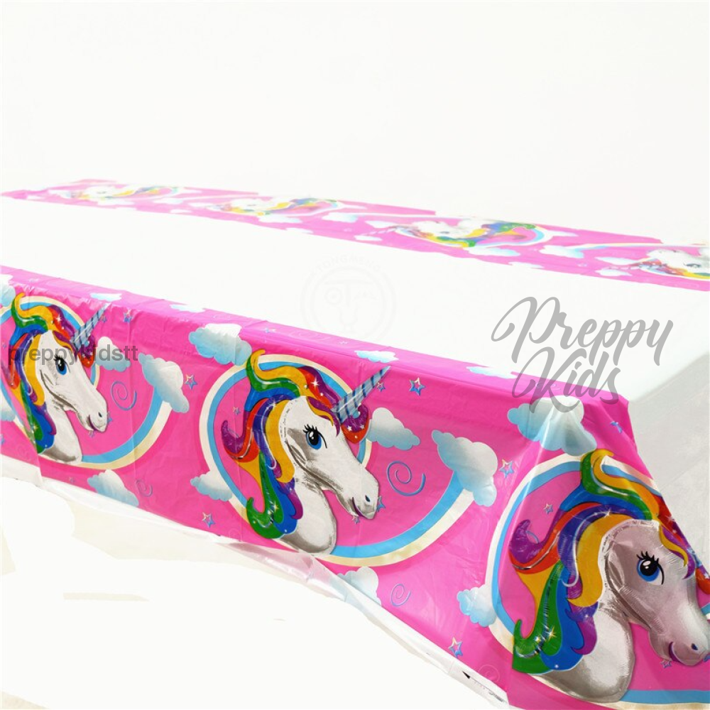 Unicorn Birthday Tablecloth Party Decorations