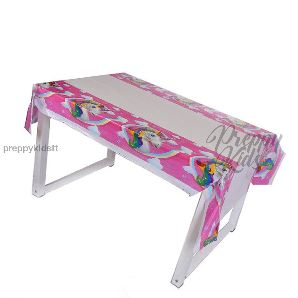 Unicorn Birthday Tablecloth Party Decorations