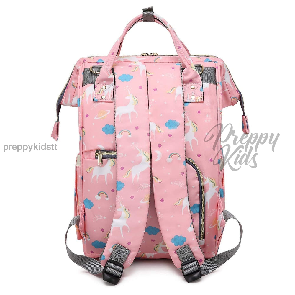 Unicorn Bucket Mummy Baby Bag (Pink Bags